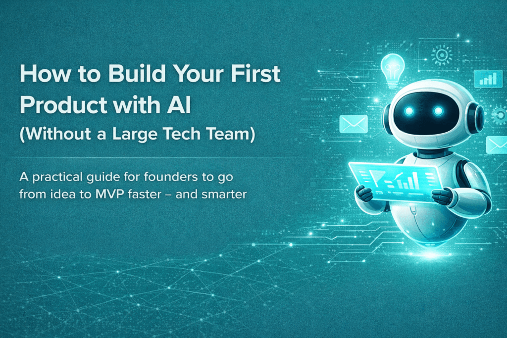 How to Build Your First Product with AI (Without a Large Tech Team)